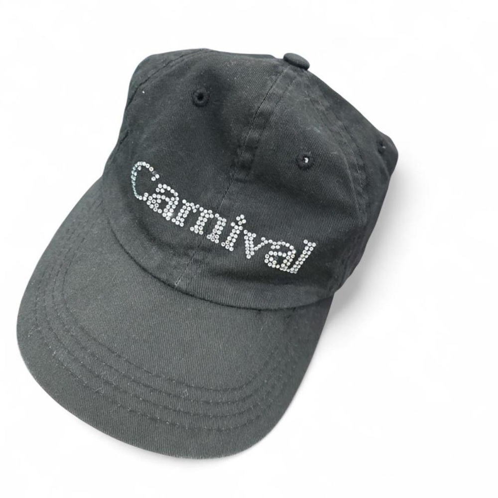 Black Carnival Cruise Line adjustable dad hat